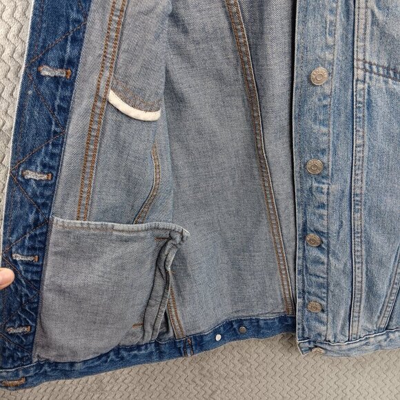 MADEWELL Women's Classic Jean Jacket Denim Size XS Blue Cotton - Picture 5 of 7
